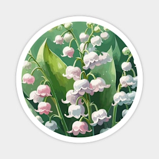 Lily of The Valley Magnet